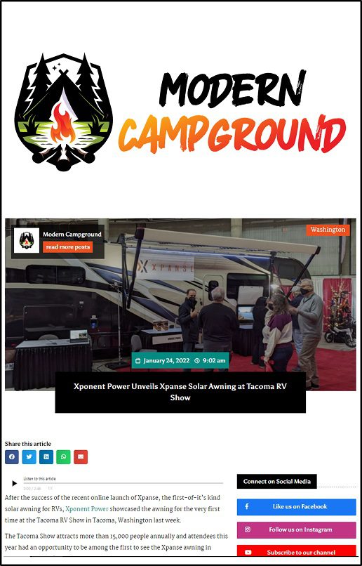 Modern Campground